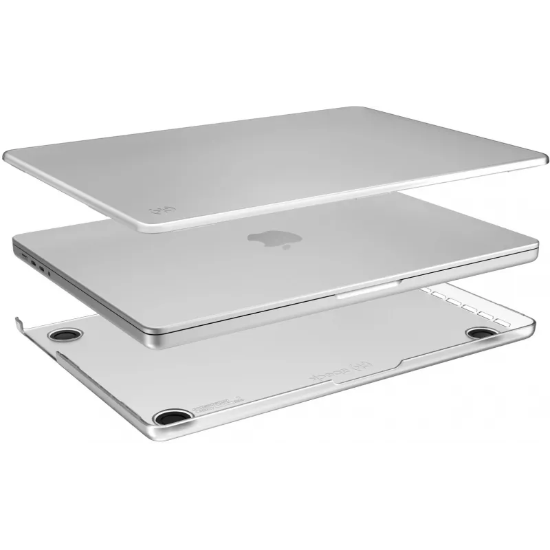 Speck SmartShell Macbook Pro 14 colių (2021/2022) permatomas, kietas dėklas, 35,6 cm (14 colių)