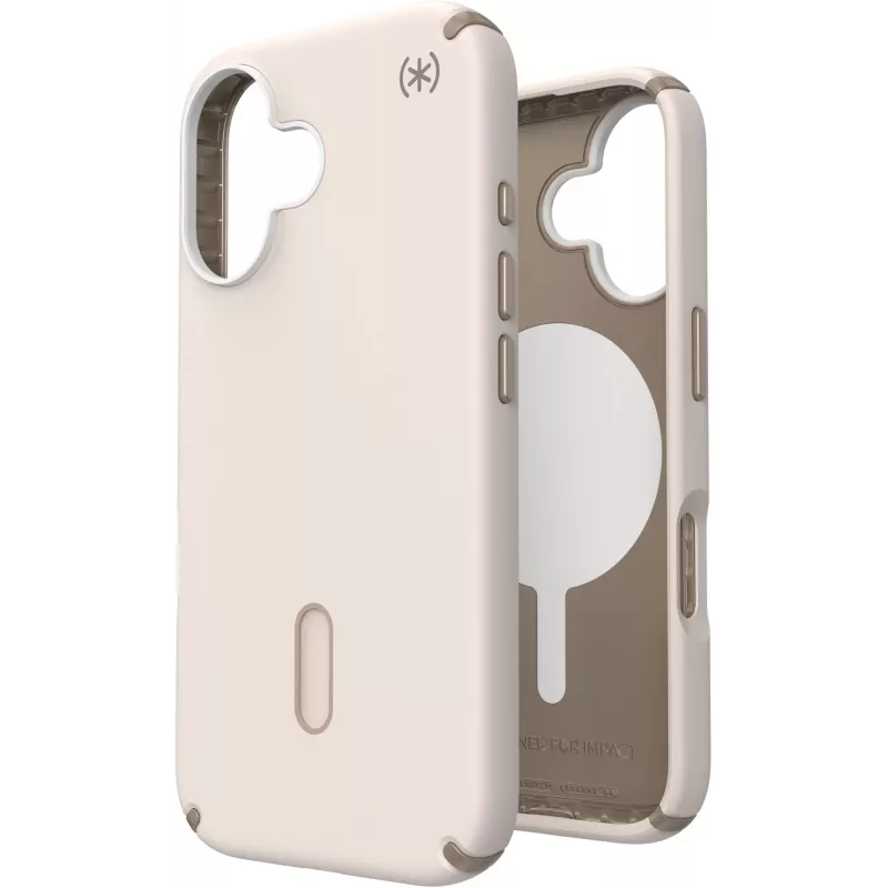 Speck Presidio2 Pro + ClickLock Apple iPhone 16 Bleached Bone - su Microban dėklu