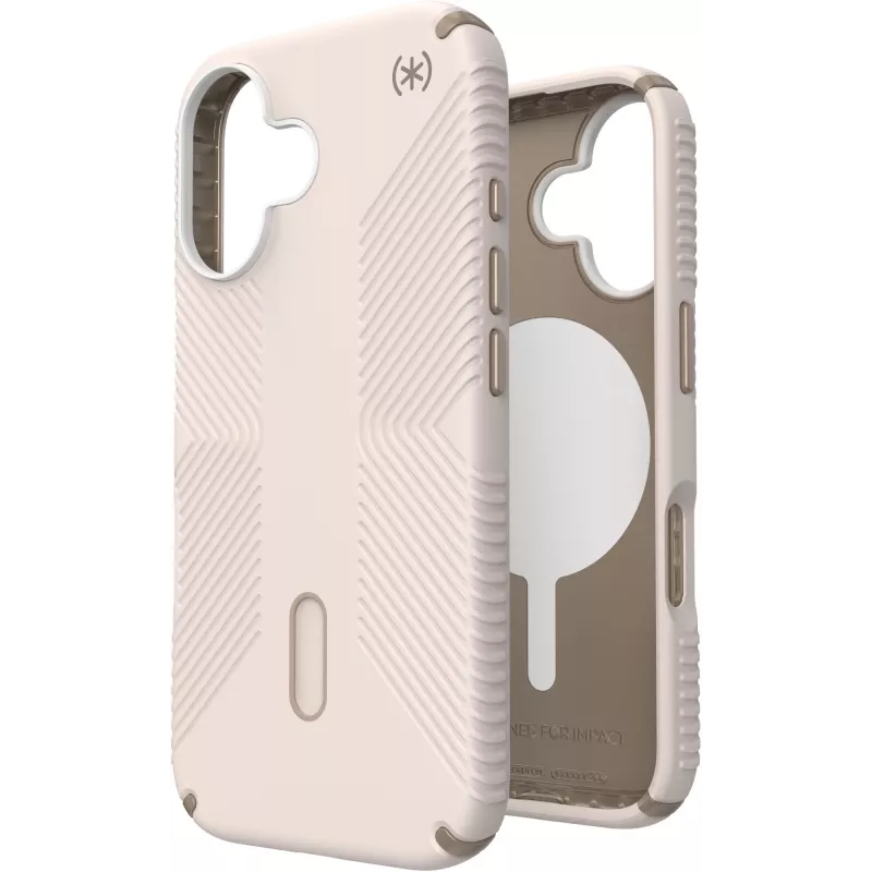 Speck Presidio2 Grip + ClickLock Apple iPhone 16 Bleached Bone - su „Microban“