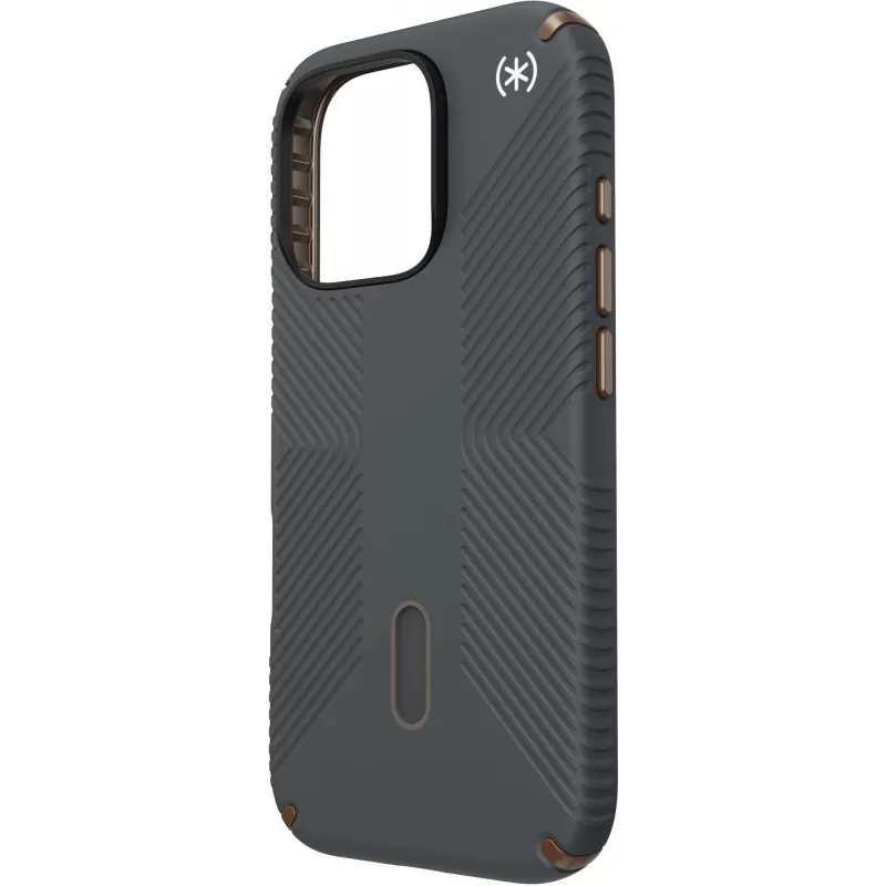 Speck Presidio2 Grip + ClickLock Apple iPhone 16 Pro Anglies pilka – su Microban