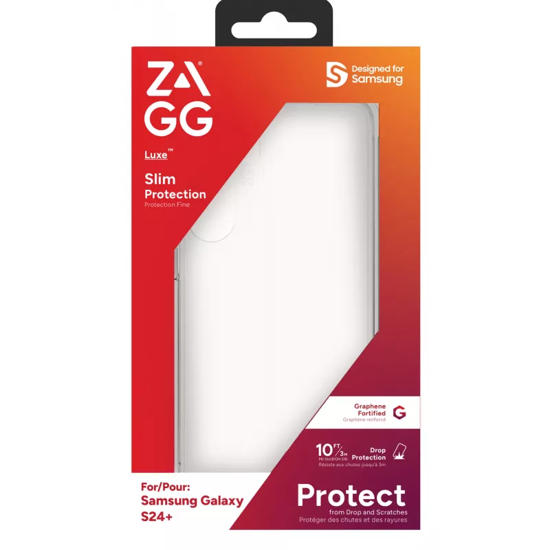 ZAGG Luxe dėklas Galaxy S24+ permatomas, Dėklas, Samsung, Galaxy S24+, 17 cm (6.7 colio), Permatomas