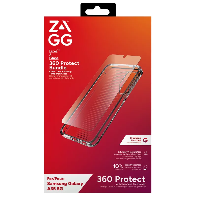 ZAGG Luxe & Glass 360 mobiliojo telefono dėklas 16,8 cm (6,6 colio)