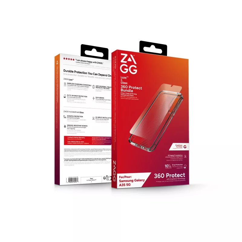 ZAGG Luxe & Glass 360 mobiliojo telefono dėklas 16,8 cm (6,6 colio)