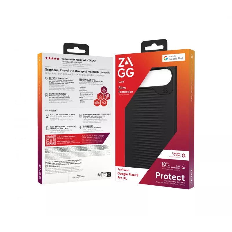 ZAGG Luxe mobiliojo telefono dėklas 17,3 cm (6,8 col.) Dangtelis Juodas