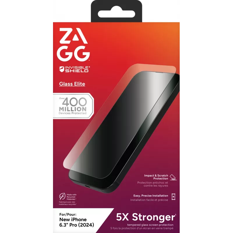 InvisibleShield Glass Elite Apple iPhone 16 Pro ekrano apsauga