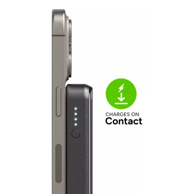 mophie Snap+ Powerstation 10000 mAh belaidis įkrovimas juoda