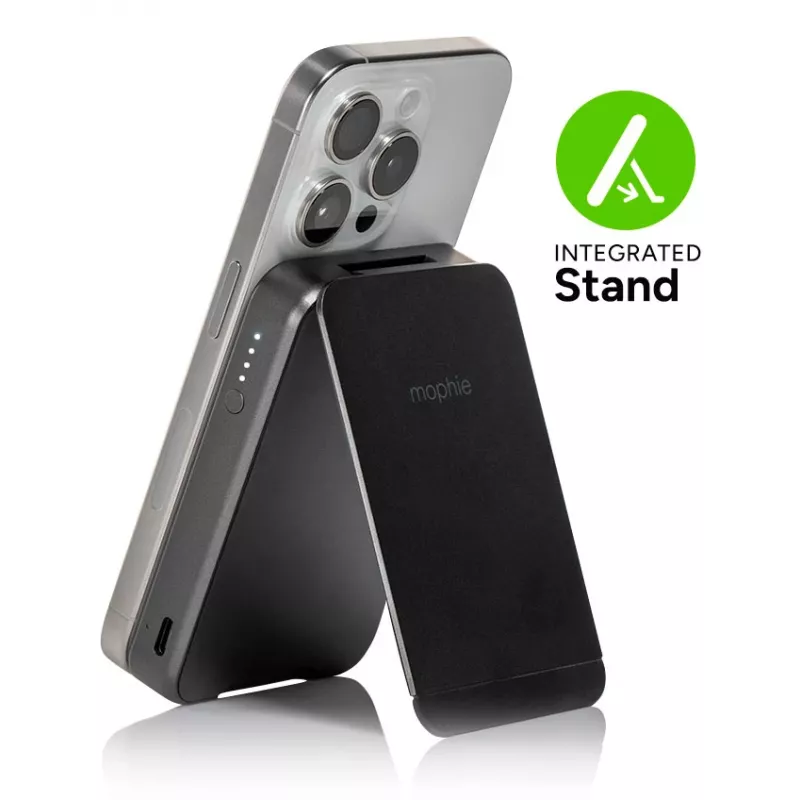 mophie Snap+ Powerstation 10000 mAh belaidis įkrovimas juoda