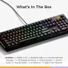 Glorious Gaming GMMK 3 HE 100% Paruošta naudoti laidinė juoda - US, Laidinė, USB, Mechaninė, QWERTY, RGB LED, Juoda