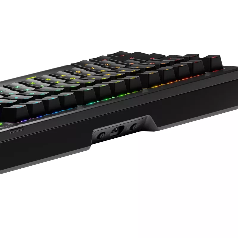 Glorious Gaming GMMK 3 PRO 75% Prebuilt Wireless Juoda - US, Laidinis ir belaidis, USB + RF belaidis + Bluetooth, Mechaninė, QWERTY, RGB LED, Juoda