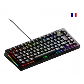 Glorious Gaming GMMK 3 PRO 75% iš anksto surinkta laidinė juoda - FR, laidinis, USB, mechaninė, AZERTY, RGB LED, juoda