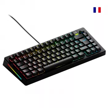 Glorious Gaming GMMK 3 75% surenkama laidinė juoda - FR, Laidinė, USB, Mechaninė, AZERTY, RGB LED, Juoda