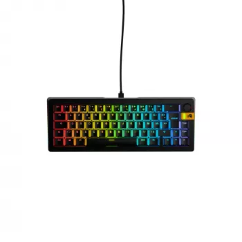 Glorious Gaming GMMK 3 HE 65% Iš anksto surinkta laidinė juoda – FR, laidinė, USB, mechaninė, AZERTY, RGB LED, juoda