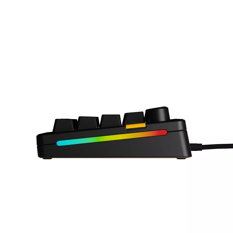 Glorious Gaming GMMK 3 HE 65% Iš anksto surinkta laidinė juoda – FR, laidinė, USB, mechaninė, AZERTY, RGB LED, juoda