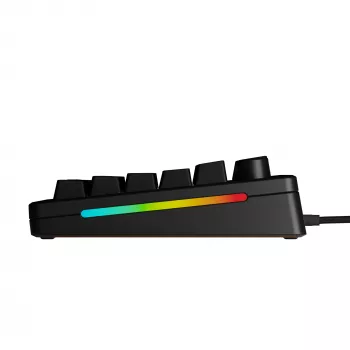 Glorious Gaming GMMK 3 HE 75% iš anksto surinkta, laidinė, juoda – FR, laidinė, USB, mechaninė, AZERTY, RGB LED, juoda