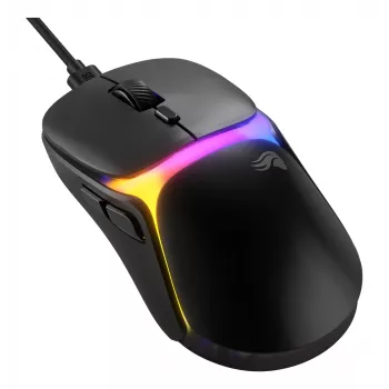 Glorious Gaming Model O3 laidinis žaidimų pelė - itin lengvas 54 g svoris, 130 mln. paspaudimų optiniai jungikliai, 30K DPI BAMF 3.0 jutiklis, 750 IPS sekimas, 50G pagreitis, palaiko visų tipų suėmimą - juoda