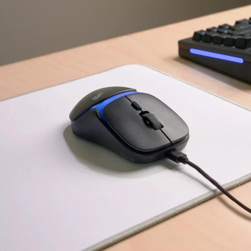 Glorious Gaming Model O3 laidinis žaidimų pelė - itin lengvas 54 g svoris, 130 mln. paspaudimų optiniai jungikliai, 30K DPI BAMF 3.0 jutiklis, 750 IPS sekimas, 50G pagreitis, palaiko visų tipų suėmimą - juoda