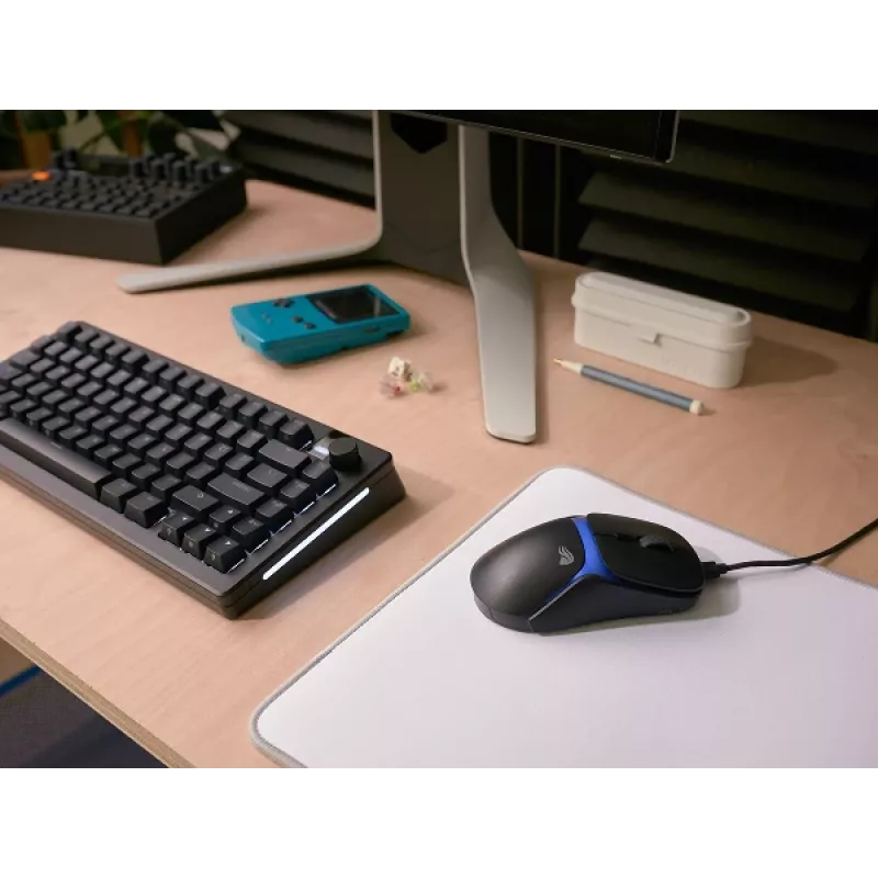 Glorious Gaming Model O3 laidinis žaidimų pelė - itin lengvas 54 g svoris, 130 mln. paspaudimų optiniai jungikliai, 30K DPI BAMF 3.0 jutiklis, 750 IPS sekimas, 50G pagreitis, palaiko visų tipų suėmimą - juoda