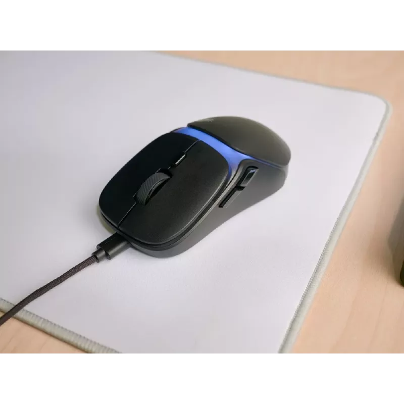 Glorious Gaming Model O3 laidinis žaidimų pelė - itin lengvas 54 g svoris, 130 mln. paspaudimų optiniai jungikliai, 30K DPI BAMF 3.0 jutiklis, 750 IPS sekimas, 50G pagreitis, palaiko visų tipų suėmimą - juoda