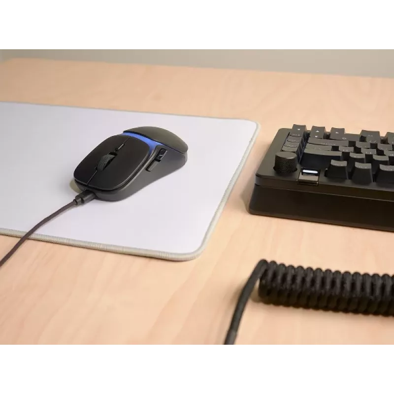 Glorious Gaming Model O3 laidinis žaidimų pelė - itin lengvas 54 g svoris, 130 mln. paspaudimų optiniai jungikliai, 30K DPI BAMF 3.0 jutiklis, 750 IPS sekimas, 50G pagreitis, palaiko visų tipų suėmimą - juoda
