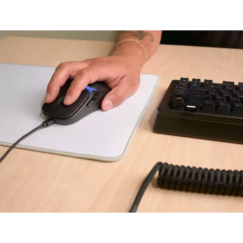 Glorious Gaming Model O3 laidinis žaidimų pelė - itin lengvas 54 g svoris, 130 mln. paspaudimų optiniai jungikliai, 30K DPI BAMF 3.0 jutiklis, 750 IPS sekimas, 50G pagreitis, palaiko visų tipų suėmimą - juoda