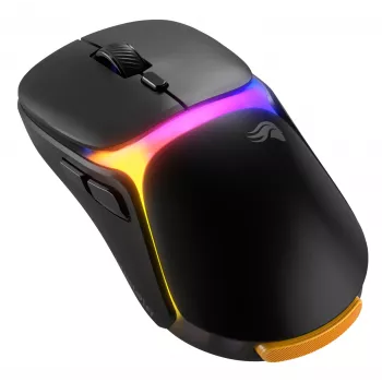 Glorious Gaming Model O3 belaidis žaidimų pelė - InfinitePlay keičiamų baterijų sistema, 8k apklausa, 130 mln. paspaudimų optiniai jungikliai, itin lengva 66g, 30K DPI optinis jutiklis, RGB - juoda