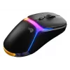 Glorious Gaming Model O3 belaidis žaidimų pelė - InfinitePlay keičiamų baterijų sistema, 8k apklausa, 130 mln. paspaudimų optiniai jungikliai, itin lengva 66g, 30K DPI optinis jutiklis, RGB - juoda