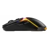 Glorious Gaming Model O3 belaidis žaidimų pelė - InfinitePlay keičiamų baterijų sistema, 8k apklausa, 130 mln. paspaudimų optiniai jungikliai, itin lengva 66g, 30K DPI optinis jutiklis, RGB - juoda