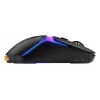 Glorious Gaming Model O3 belaidis žaidimų pelė - InfinitePlay keičiamų baterijų sistema, 8k apklausa, 130 mln. paspaudimų optiniai jungikliai, itin lengva 66g, 30K DPI optinis jutiklis, RGB - juoda