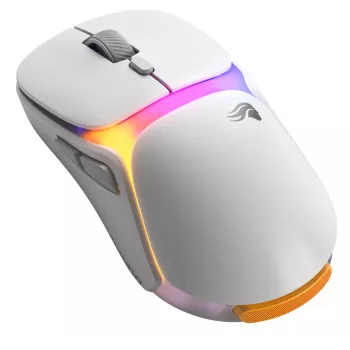 „Glorious Gaming Model O3“ belaidis žaidimų pelė - „InfinitePlay“ keičiamos baterijos sistema, 8k apklausa, 130M spragtelėjimų optiniai jungikliai, itin lengva 66g, 30K DPI optinis jutiklis, RGB - balta