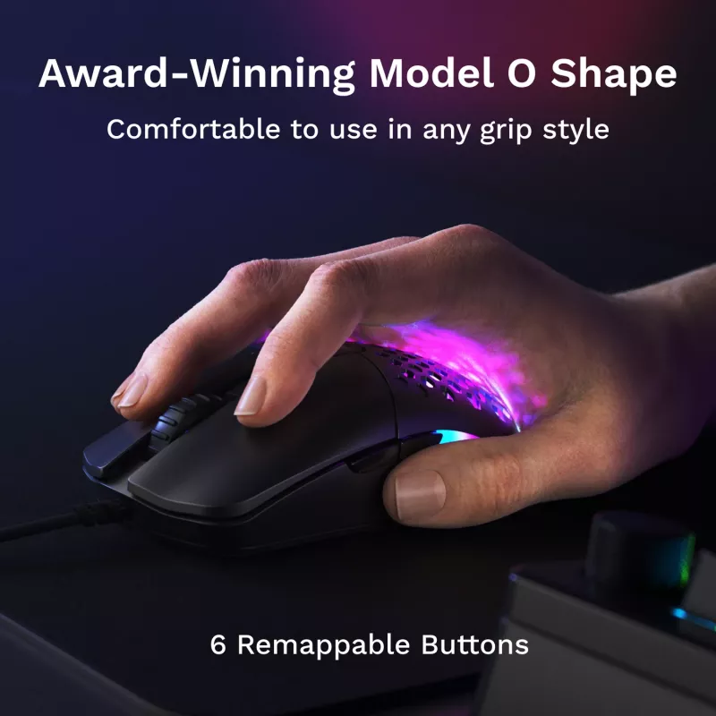 Glorious Gaming Model O Eternal pelė dešiniarankiams USB Type-A optinė 12000 DPI
