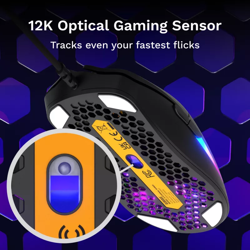 Glorious Gaming Model O Eternal pelė dešiniarankiams USB Type-A optinė 12000 DPI