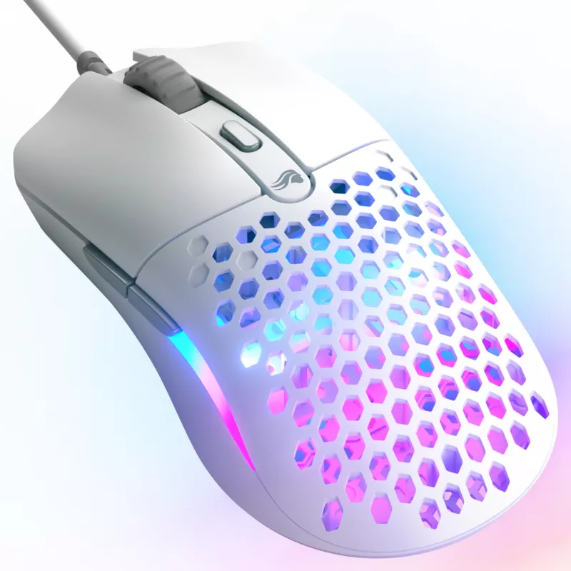 „Glorious Gaming Model O Eternal“ pelė, dešiniarankiams, USB Type-A, optinė, 12000 DPI