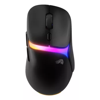 Glorious Gaming Model D3 Wireless pelė, skirta žaidimams – InfinitePlay keičiamų baterijų sistema, 8k apklausa, 130M paspaudimų optiniai jungikliai, itin lengva 69 g, 30K DPI optinis jutiklis, RGB – juoda