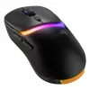 Glorious Gaming Model D3 Wireless pelė, skirta žaidimams – InfinitePlay keičiamų baterijų sistema, 8k apklausa, 130M paspaudimų optiniai jungikliai, itin lengva 69 g, 30K DPI optinis jutiklis, RGB – juoda