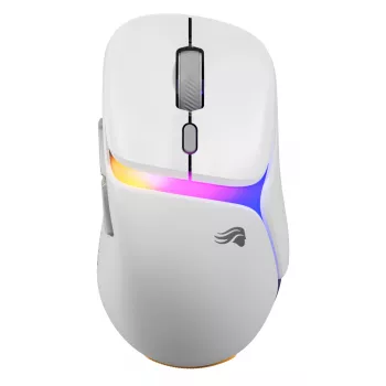 Glorious Gaming Model D3 belaidis žaidimų pelė - InfinitePlay keičiamų baterijų sistema, 8k polling, 130M paspaudimų optiniai jungikliai, itin lengva 69g, 30K DPI optinis jutiklis, RGB - Balta