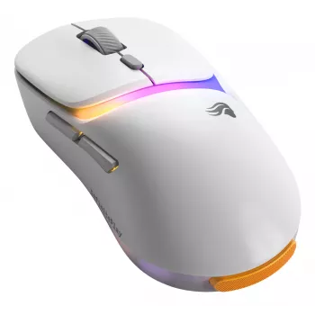 Glorious Gaming Model D3 belaidis žaidimų pelė - InfinitePlay keičiamų baterijų sistema, 8k polling, 130M paspaudimų optiniai jungikliai, itin lengva 69g, 30K DPI optinis jutiklis, RGB - Balta