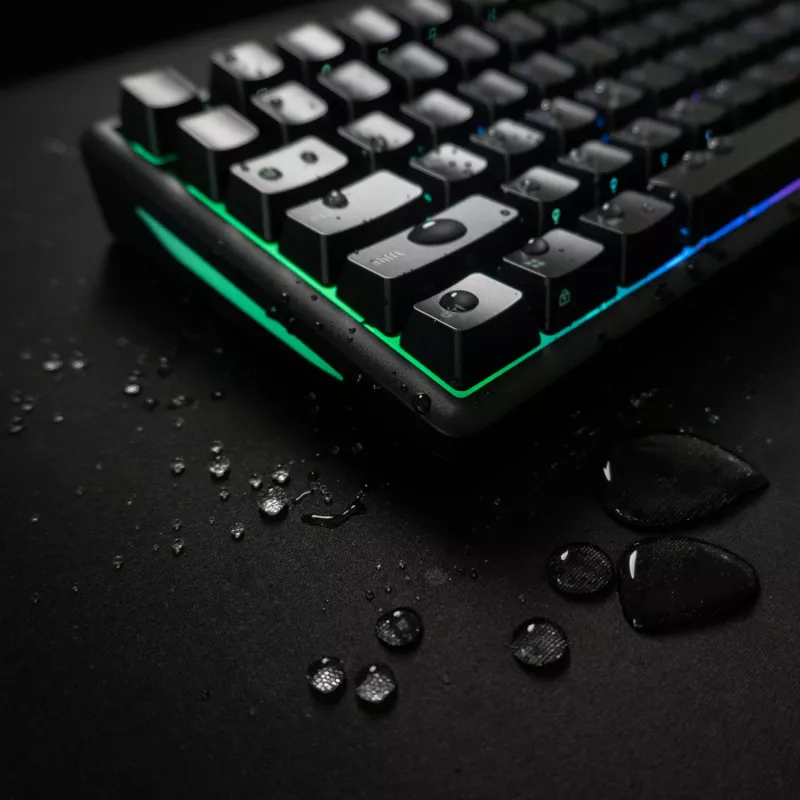 Glorious Gaming GMBK 75% klaviatūra USB QWERTY US English juoda