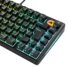 Glorious Gaming GMBK 75% klaviatūra USB AZERTY prancūziška Juoda
