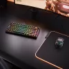 Glorious Gaming GMBK 75% klaviatūra USB AZERTY prancūziška Juoda