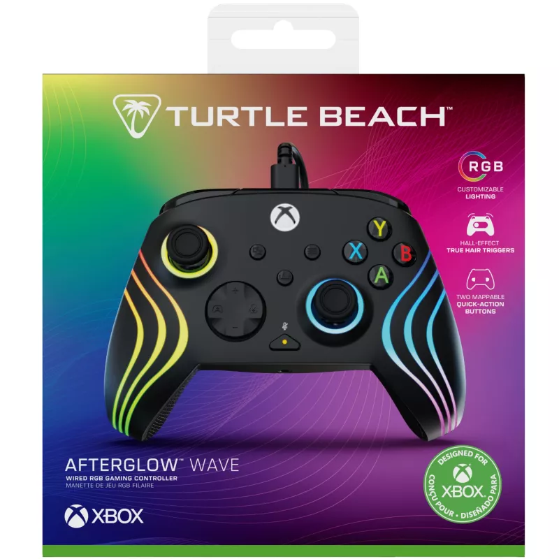 Žaidimų pultas Turtle Beach Afterglow Wave Juoda USB PC Xbox Series