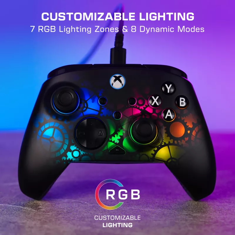 Žaidimų pultelis Turtle Beach Afterglow Ignite Laidinis RGB Valdiklis Individualizuojamas RGB Perprogramuojami Mygtukai