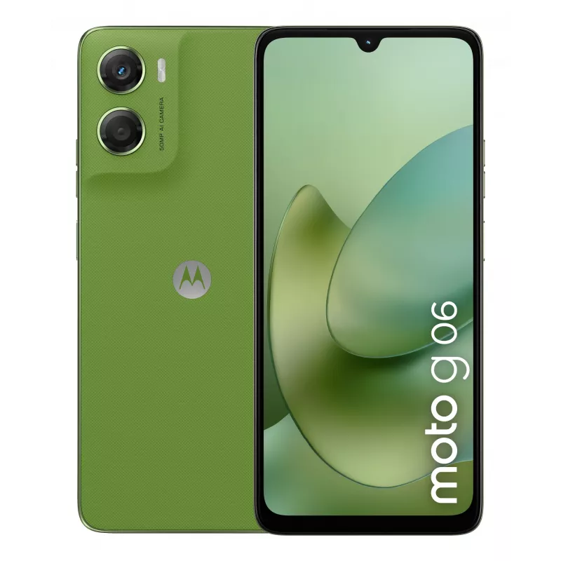 Motorola moto g06 17,5 cm (6,88 col.) Dual SIM Android 15 4G USB Type-C 4 GB 64 GB 5200 mAh Žalia