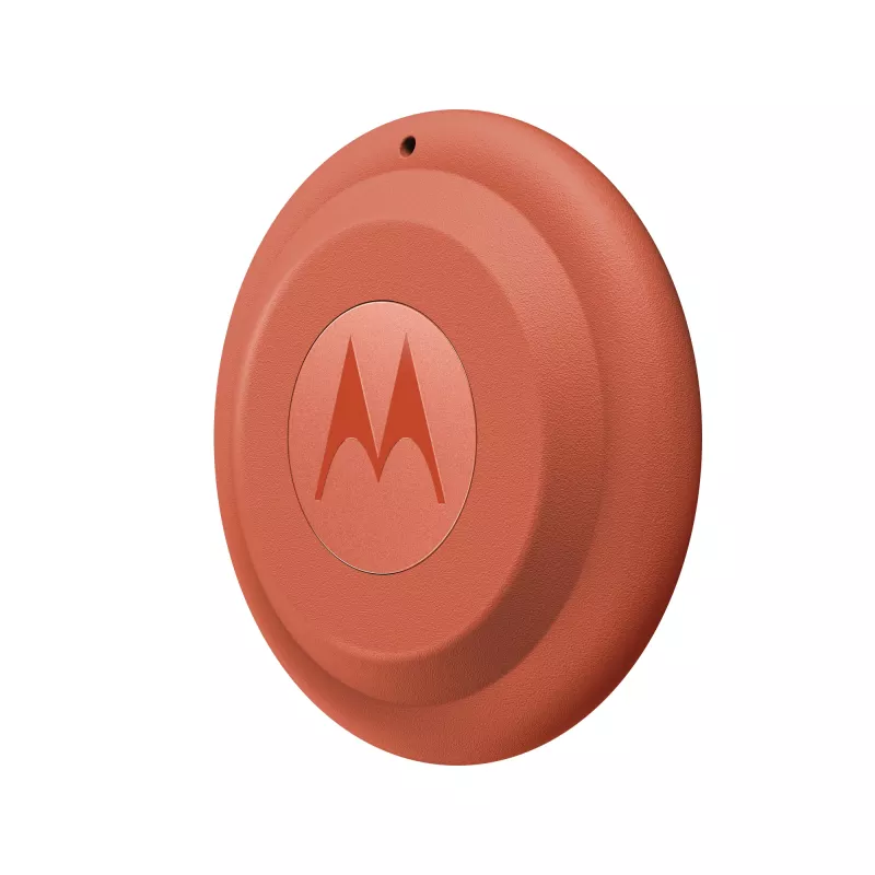 Finder Motorola moto tag 2 — universalus seklys, oranžinė, CR2032 baterija, iki 14400 val., 7,4 g, Ø 31,9 mm, 8 mm