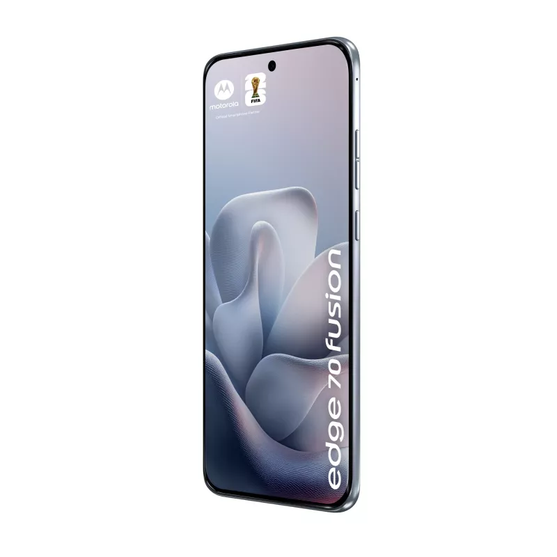Išmanusis telefonas Motorola edge 70 fusion — 6.78 colių (17.2 cm) OLED, Snapdragon 7s Gen 3, 12 GB RAM, 256 GB, Dual SIM, 7000 mAh, Light Blue
