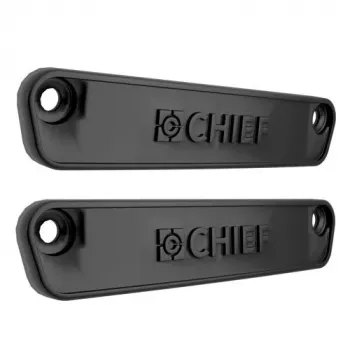 Chief Fusion Horizontal Row End Cap, Juoda, 2 vnt.