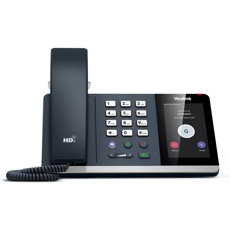 IP telefonas Yealink MP54 Microsoft Teams Edition laidinis ragelis su Android