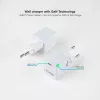 TooQ GAN USB-C/PD sieninis įkroviklis 30 W, baltas, skirtas naudoti patalpose, kintamoji srovė, baltas