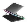 Mars Gaming MNBC6, Aušinimo bazė + stovas XL 19'' ARGB, 3 ventiliatoriai, Mobilus stovas