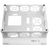 Mars Gaming MCB White PC Gaming ATX XL korpusas Custom Premium Edition modulinė dviejų kamerų struktūra