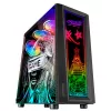 Mars Gaming MC-ART Juoda ATX Gaming PC Case Double Drawable Tempered Glass ARGB 12 Modes 12cm Fan